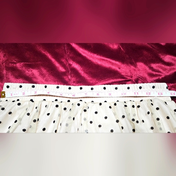 H&M FLOCK-PRINT TULLE SKIRT - Picture 4 of 6